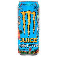 Juice Monster Energy Drink, Mango Loco, Energy + Juice - 16 Fluid ounce 