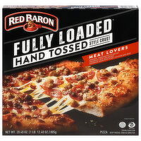 Red Baron Pizza, Hand Tossed Style Crust, Meat Lovers