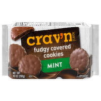 Crav'n Flavor Cookies, Mint, Fudgy Covered