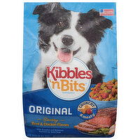 Kibbles 'n Bits Dog Food, Savory Beef & Chicken Flavors, Original