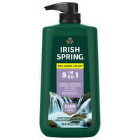 Irish Spring Body Wash + Shampoo, 5 in 1