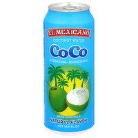 El Mexicano Coconut Water, Natural Flavor, Coco - 16.9 Fluid ounce 