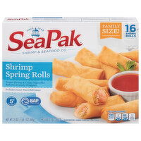 SeaPak Shrimp Spring Rolls, Family Size - 16 Each 