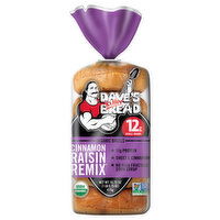 Dave's Killer Bread Bagels, Organic, Cinnamon Raisin Remix - 16.75 Ounce 