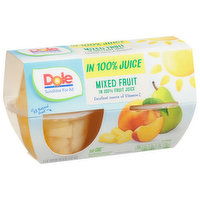 Dole Mixed Fruit, in 100% Juice - 4 Each 