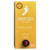 Barefoot Cellars On Tap Pinot Grigio White Wine - 3 Litre 