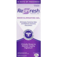 RepHresh Vaginal Gel, Personal Lubricant, Odor Eliminating Gel - 4 Each 