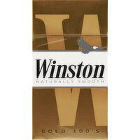 Winston Cigarette, Gold, 100's - 20 Each 