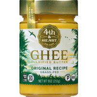 4th & Heart Ghee, Clarified Butter, Original Recipe - 9 Ounce 