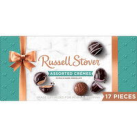 Russell Stover Assorted Crèmes Milk & Dark Chocolate Gift Box, 9.4 oz.