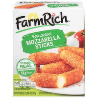 Farm Rich Mozzarella Sticks, Breaded - 22 Ounce 