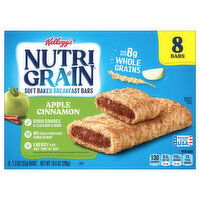 Nutri Grain Breakfast Bars, Apple Cinnamon, Soft Baked - 8 Each 