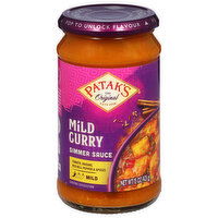 Patak's Simmer Sauce, Mild Curry, Mild - 15 Ounce 