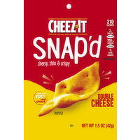 Cheez-It Cheesy Baked Snacks, Double Cheese - 1.5 Ounce 