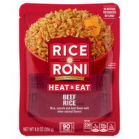 Rice-A-Roni Rice, Beef Flavor, Heat & Eat - 8.8 Ounce 