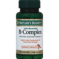 Nature's Bounty B-Complex, Time Released, Coated Tablets - 125 Each 