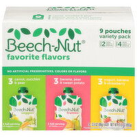 Beech-Nut Baby Food, Favorite Flavors, Variety Pack - 9 Each 