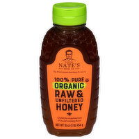 Nature Nate's Honey Co. Honey, Organic, Raw & Unfiltered, 100% Pure - 16 Ounce 