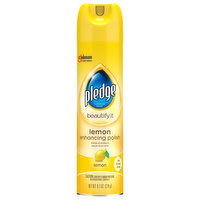 Pledge Furniture Polish, Lemon, Shines & Protects - 9.7 Ounce 