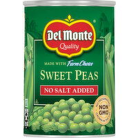 Del Monte Sweet Peas, No Salt Added