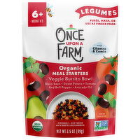 Once Upon a Farm Meal Starters, Organic, Veggie Burrito Bowl, 6+ Months - 3.5 Ounce 