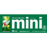 7-UP Soda, Lemon Lime, Mini - 10 Each 