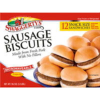 Swaggerty's Farm Sausage Biscuits, Snack Size - 19.2 Ounce 