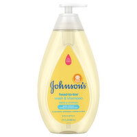 Johnson's Wash & Shampoo, Head-to-Toe, Newborn