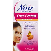 Nair Hair Remover, Face Cream, Moisturizing - 2 Ounce 