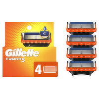 Gillette Fusion5 Razor Refills for Men - 4 Each 