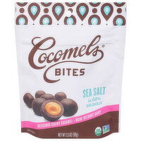 Cocomels Dark Chocolate. Sea Salt, Bites - 3.5 Ounce