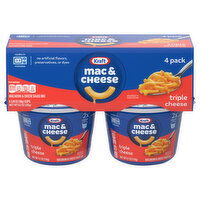 Kraft Macaroni & Cheese Sauce Mix, Triple Cheese, 4 Pack - 4 Each 