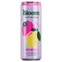 Bloom Energy Drink, Raspberry Lemon, Sparkling - 12 Fluid ounce 