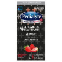 Pedialyte Electrolyte Powder, Strawberry Freeze, Powder Packets - 6 Each 