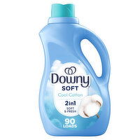 Downy Fabric Softener Liquid, Cool Cotton Scent - 66 Fluid ounce 