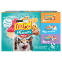 Friskies Cat Food, with Chicken in Gravy/with Ocean Fish & Tuna in Sauce/with Turkey in Gravy, Prime Fillets - 12 Each 