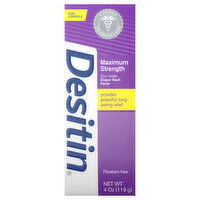 Desitin Diaper Rash Paste, Maximum Strength - 4 Ounce 