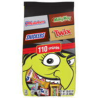 Mars Wrigley Candy, Assorted, Minis - 110 Each 