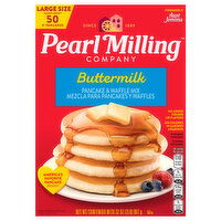 Pearl Milling Company Pancake & Waffle Mix, Buttermilk, Large Size - 32 Ounce 