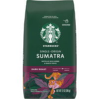 Starbucks Coffee, Ground, Dark Roast, Sumatra - 12 Ounce 