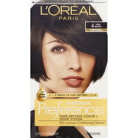 Superior Preference Permanent Haircolor, Natural, Dark Brown 4 - 1 Each 