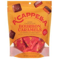 A'Cappella Bourbon Caramels, Dark Chocolate - 3.25 Ounce 