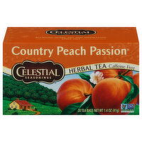 Celestial Seasonings Herbal Tea, Country Peach Passion, Tea Bags - 20 Each 