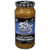 505 Southwestern Green Chile, Flame Roasted, Medium - 16 Ounce 