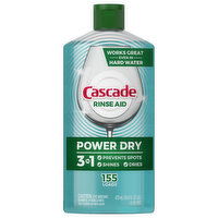 Cascade Rinse Aid, Power Dry - 16 Fluid ounce 