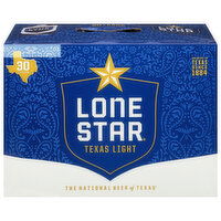 Lone Star Beer, Texas Light - 30 Each 