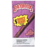 Backwoods Cigars, Honey Berry - 5 Each 