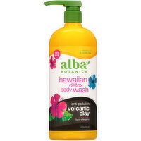 Alba Botanica Volcanic Clay Hawaiian Detox Body Wash - 32 Fluid ounce 