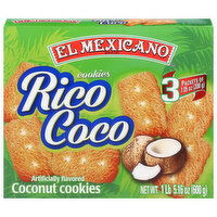 El Mexicano Coconut Cookies - 3 Each