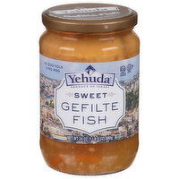 Yehuda Gefilte Fish, Sweet - 24 Ounce 